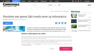 
                            11. Sleutelen aan genen lijkt steeds meer op informatica | Computable.be