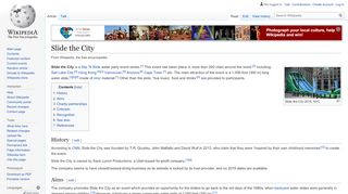 
                            3. Slide the City - Wikipedia