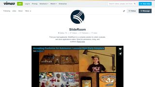 
                            10. SlideRoom on Vimeo