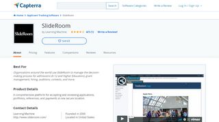 
                            6. SlideRoom Reviews and Pricing - 2019 - Capterra