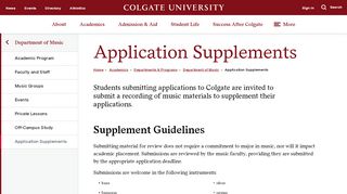 
                            7. SlideRoom Submissions - Colgate University