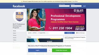 
                            7. SLIIT Professional Development Programs - Home | Facebook