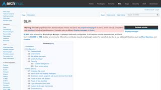 
                            4. SLiM - ArchWiki