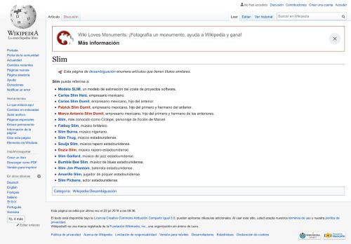 
                            10. Slim - Wikipedia, la enciclopedia libre