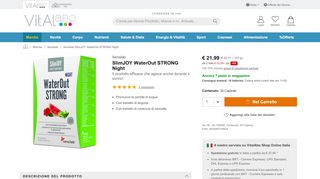 
                            8. SlimJOY WaterOut STRONG night, 30 Capsule - Sensilab - VitalAbo ...