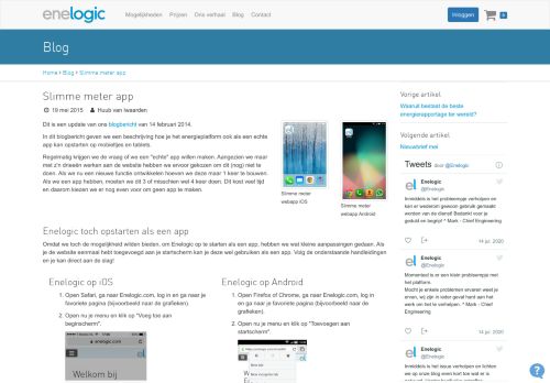 
                            2. Slimme meter app - Blog - Enelogic