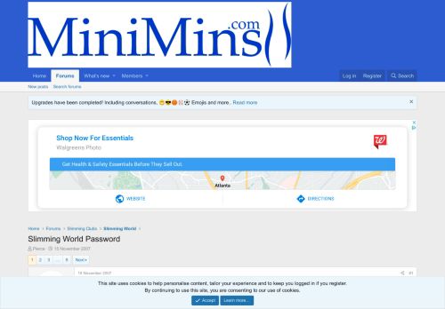 
                            10. Slimming World Password | MiniMins.com