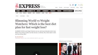 
                            12. Slimming World vs Weight Watchers: Which is the best UK diet plan ...