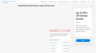 
                            9. Sling Media Default Router Login and Password - Clean CSS