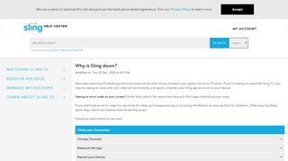 
                            10. Sling TV Help | Common Troubleshooting Steps