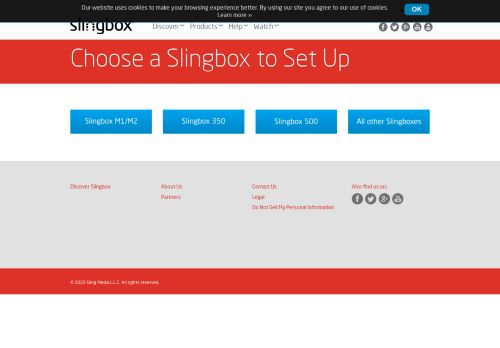 
                            3. Slingbox.com - Set up Your Slingbox