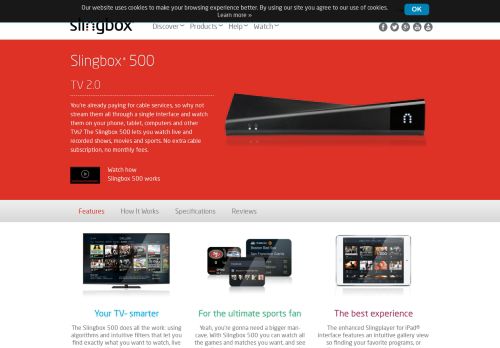 
                            8. Slingbox.com - Slingbox 500