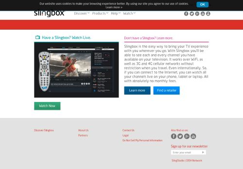 
                            2. Slingbox.com - Watch Live