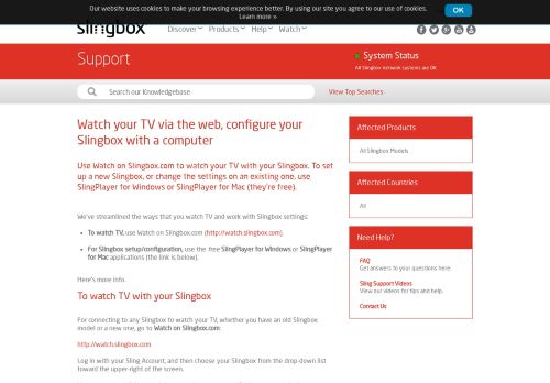 
                            9. Slingbox.com - Watch your TV via the web, configure your Slingbox ...