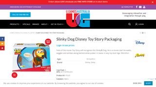 
                            4. Slinky Dog (Toy Story Packaging) • University Games Australia ...