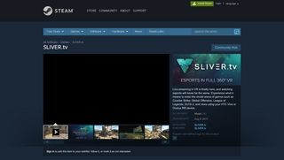 
                            2. SLIVER.tv on Steam