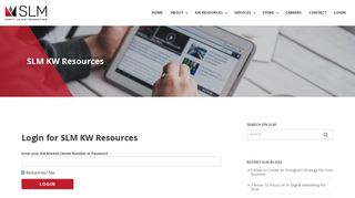 
                            12. SLM KW Resources - Scott Le Roy Marketing