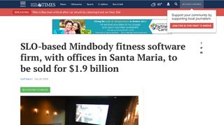 
                            10. SLO-based Mindbody fitness software firm, with offices in Santa Maria ...