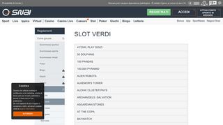 
                            10. Slot Verdi | SNAI