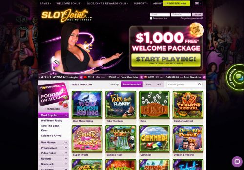 
                            6. SlotJoint™ online casino | $1,000 FREE Welcome Package