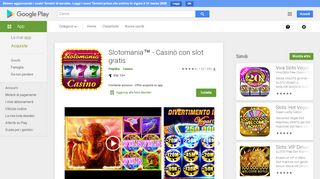 
                            10. Slotomania™ - Casinò con slot gratis - App su Google Play