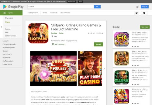 
                            6. Slotpark - Slots, Casino und Gratis Slot Machines – Apps bei Google ...
