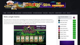 
                            1. Slots Jungle Casino - No deposit bonus Blog