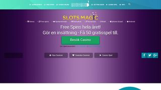 
                            2. Slots Magic | Få din bonus SlotsMagic här via oss på Slotsia!