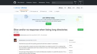 
                            6. Slow and/or no response when listing long directories · Issue #158 ...