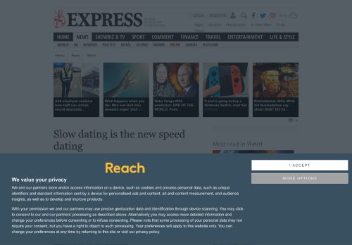 
                            13. Slow dating is the new speed dating | Weird | News | Express.co.uk