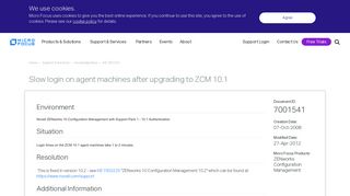 
                            11. Slow login on agent machines after upgrading to ZCM 10.1