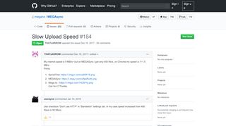 
                            10. Slow Upload Speed · Issue #154 · meganz/MEGAsync · GitHub