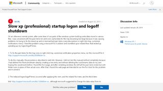 
                            6. Slow xp (professional) startup logon and logoff shutdown ...