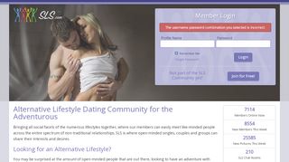 
                            3. SLS.com: Alternative Lifestyle Dating Community for the Adventurous