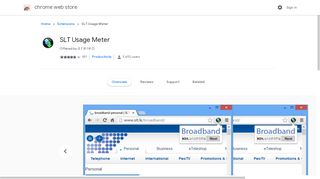 
                            10. SLT Usage Meter - Google Chrome