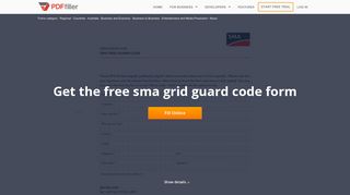 
                            6. Sma Grid Guard Code - Fill Online, Printable, Fillable, Blank | PDFfiller