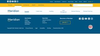 
                            3. Small Business Accounts & Plans - Meridian Credit Union