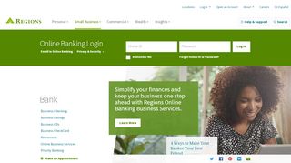 
                            13. Small Business Banking | Regions