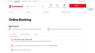
                            5. Small Business Online Banking - Scotiabank