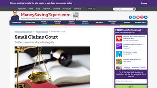 
                            6. Small claims court: claim money back - Money Saving Expert