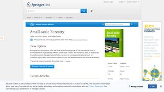 
                            1. Small-scale Forestry - Springer