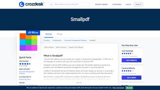 
                            8. Smallpdf Reviews, Pricing and Alternatives | Crozdesk