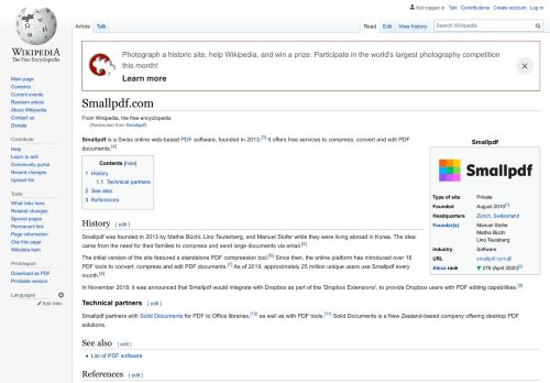 
                            9. Smallpdf - Wikipedia