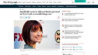 
                            8. Smallville actress Allison Mack arrested in New York sex trafficking case