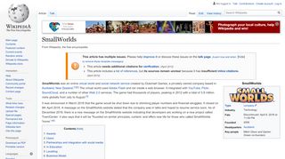 
                            8. SmallWorlds - Wikipedia