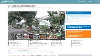 
                            10. sman 3 probolinggo - Sekolah Kita