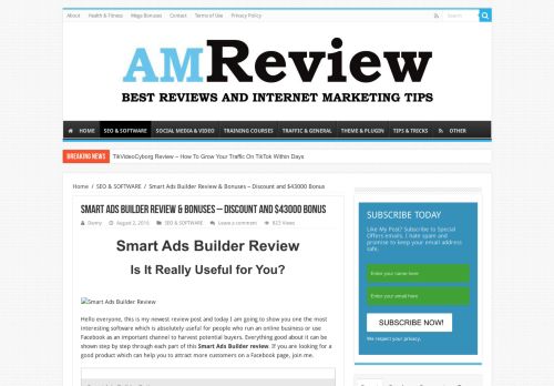 
                            11. Smart Ads Builder Review & Bonuses - Discount and $43000 Bonus ...