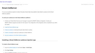 
                            11. Smart AdServer app integration - Oracle Docs