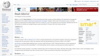 
                            8. Smart Adserver - Wikipedia