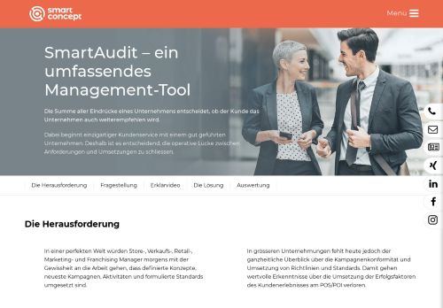 
                            6. Smart Audit – für mehr Transparenz in der Führung - Smart Concept AG